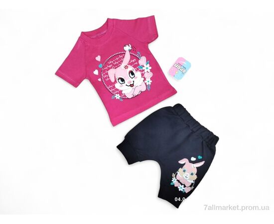 Костюм детский Лето 58301 малиновий (4 шт. р.сетка 9-18) "Kids-modnik" недорого оптом от прямого поставщика Фотография Костюм детский Лето 58301 малиновий (4 шт. р.сетка 9-18) "Kids-modnik" недорого оптом от прямого поставщика