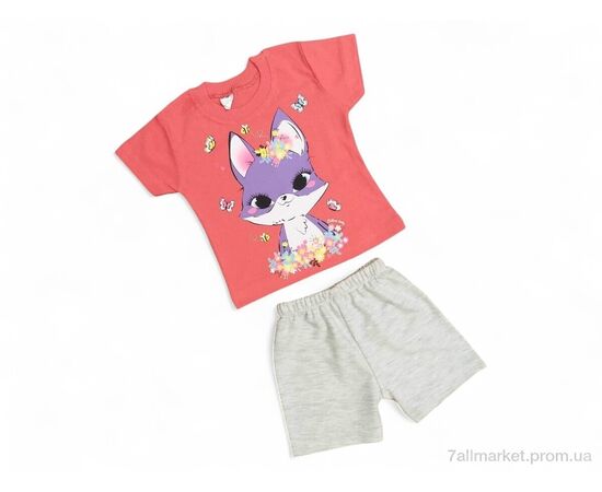 Костюм дитячий Літо 2138 кораловий (4 шт. р.сітка9-24) "Kids-modnik" недорого оптом від прямого постачальника Костюм дитячий Літо 2138 кораловий (4 шт. р.сітка9-24) "Kids-modnik" недорого оптом від прямого постачальника