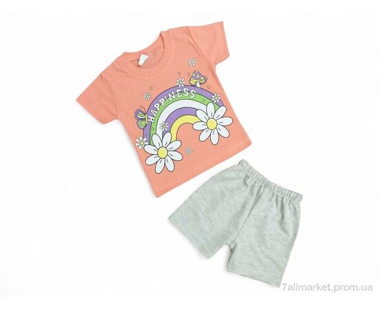 Костюм детский Лето 2190 кораловий (4 шт. р.сетка 9-24) "Kids-modnik" недорого оптом от прямого поставщика Фотография Костюм детский Лето 2190 кораловий (4 шт. р.сетка 9-24) "Kids-modnik" недорого оптом от прямого поставщика