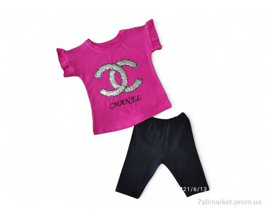 Фотография Костюм детский Лето 5430 малиновий (4 шт. р.сетка 9-24) "Kids-modnik" недорого оптом от прямого поставщика, изображение 2