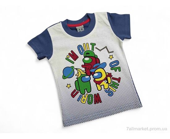 Футболка детская Лето 4537 синій (4 шт. р.сетка 13-16) "Kids-modnik" недорого оптом от прямого поставщика Фотография Футболка детская Лето 4537 синій (4 шт. р.сетка 13-16) "Kids-modnik" недорого оптом от прямого поставщика
