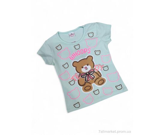 Футболка детская Лето 4089 м'ятний (4 шт. р.сетка 1-4) "Kids-modnik" недорого оптом от прямого поставщика Фотография Футболка детская Лето 4089 м'ятний (4 шт. р.сетка 1-4) "Kids-modnik" недорого оптом от прямого поставщика