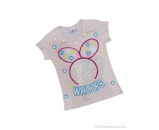 Футболка детская Лето 4084 пудра (4 шт. р.сетка 1-4) "Kids-modnik" недорого оптом от прямого поставщика Фотография Футболка детская Лето 4084 пудра (4 шт. р.сетка 1-4) "Kids-modnik" недорого оптом от прямого поставщика