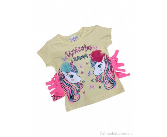 Футболка детская Лето 4082 жовтий (4 шт. р.сетка 1-4) "Kids-modnik" недорого оптом от прямого поставщика Фотография Футболка детская Лето 4082 жовтий (4 шт. р.сетка 1-4) "Kids-modnik" недорого оптом от прямого поставщика