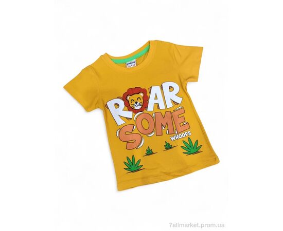 Футболка детская Лето 5092 жовтий (4 шт. р.сетка 1-4) "Kids-modnik" недорого оптом от прямого поставщика Фотография Футболка детская Лето 5092 жовтий (4 шт. р.сетка 1-4) "Kids-modnik" недорого оптом от прямого поставщика