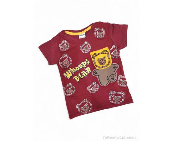 Футболка дитяча Літо 5080 бордовий (4 шт. р.сітка1-4) "Kids-modnik" недорого оптом від прямого постачальника Футболка дитяча Літо 5080 бордовий (4 шт. р.сітка1-4) "Kids-modnik" недорого оптом від прямого постачальника