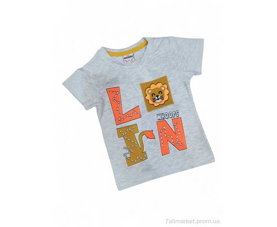 Футболка детская Лето 5103 св.сірий (4 шт. р.сетка 1-4) "Kids-modnik" недорого оптом от прямого поставщика Фотография Футболка детская Лето 5103 св.сірий (4 шт. р.сетка 1-4) "Kids-modnik" недорого оптом от прямого поставщика
