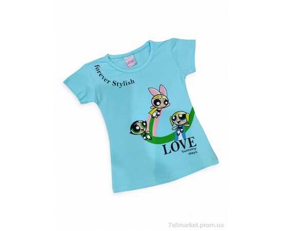 Футболка детская Лето 11029-1 бірюзовий (4 шт. р.сетка 1-4) "Kids-modnik" недорого оптом от прямого поставщика Фотография Футболка детская Лето 11029-1 бірюзовий (4 шт. р.сетка 1-4) "Kids-modnik" недорого оптом от прямого поставщика