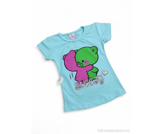 Футболка детская Лето 11029-2 бірюзовий (4 шт. р.сетка 1-4) "Kids-modnik" недорого оптом от прямого поставщика Фотография Футболка детская Лето 11029-2 бірюзовий (4 шт. р.сетка 1-4) "Kids-modnik" недорого оптом от прямого поставщика