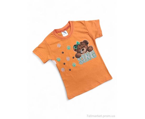 Футболка детская Лето 117-2 помаранчевий (4 шт. р.сетка 1-4) "Kids-modnik" недорого оптом от прямого поставщика Фотография Футболка детская Лето 117-2 помаранчевий (4 шт. р.сетка 1-4) "Kids-modnik" недорого оптом от прямого поставщика