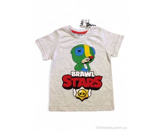 Футболка детская Лето 7195 св.сірий (4 шт. р.сетка 2-8) "Kids-modnik" недорого оптом от прямого поставщика Фотография Футболка детская Лето 7195 св.сірий (4 шт. р.сетка 2-8) "Kids-modnik" недорого оптом от прямого поставщика