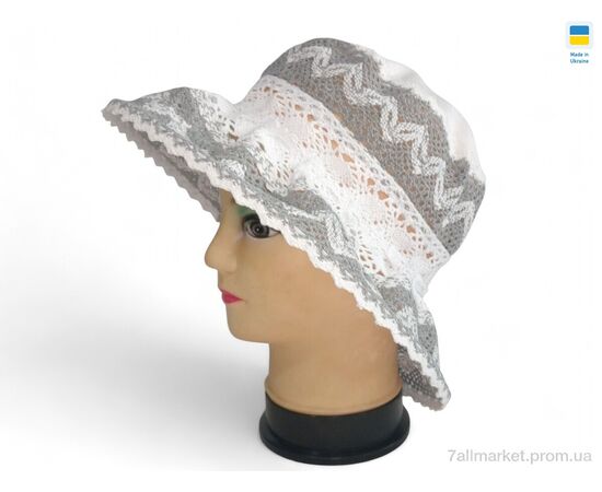 Капелюх жіночий Літо 0016 мереживо (5 шт. р.сітка56-62) "Mabi" недорого оптом від прямого постачальника Капелюх жіночий Літо 0016 мереживо (5 шт. р.сітка56-62) "Mabi" недорого оптом від прямого постачальника