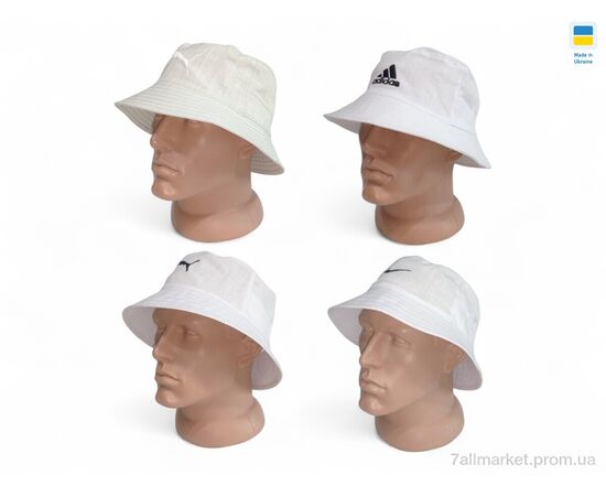 Фотография Панама зимняя женская Лето 0035 білий (4 шт. р.сетка 56-59) "Mabi" недорого оптом от прямого поставщика, изображение 2