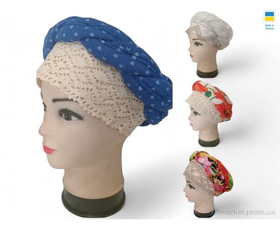 Чалма женская Лето 0061 mix (4 шт. р.сетка 56-62) "Mabi" недорого оптом от прямого поставщика Фотография Чалма женская Лето 0061 mix (4 шт. р.сетка 56-62) "Mabi" недорого оптом от прямого поставщика