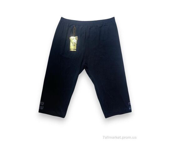 Капри женские Лето 772-1 black (6 шт. р.сетка 56-64) "Алия" недорого оптом от прямого поставщика Фотография Капри женские Лето 772-1 black (6 шт. р.сетка 56-64) "Алия" недорого оптом от прямого поставщика