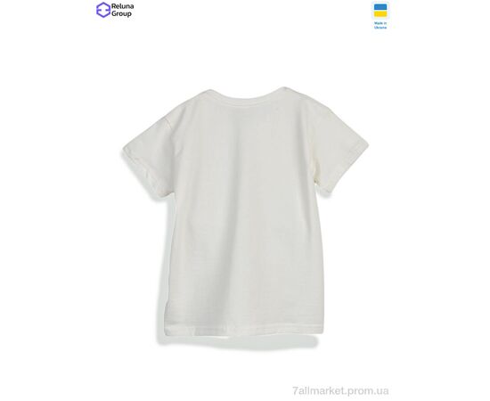Футболка дитяча Літо CL002-1 white (4 шт. р.сітка104-122) "Reluna Group" недорого оптом від прямого постачальника, зображення 2 Футболка дитяча Літо CL002-1 white (4 шт. р.сітка104-122) "Reluna Group" недорого оптом від прямого постачальника, зображення 2
