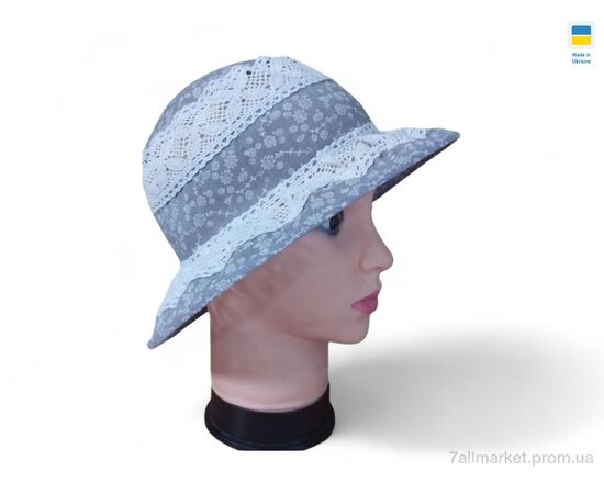 Шляпа женская Лето 0246 сірий (3 шт. р.сетка 56-62) "Mabi" недорого оптом от прямого поставщика Фотография Шляпа женская Лето 0246 сірий (3 шт. р.сетка 56-62) "Mabi" недорого оптом от прямого поставщика