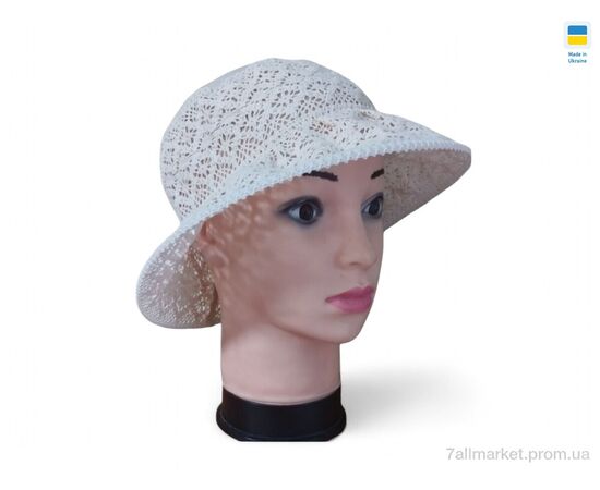 Капелюх жіночий Літо 0248 бежевий (3 шт. р.сітка56-62) "Mabi" недорого оптом від прямого постачальника Капелюх жіночий Літо 0248 бежевий (3 шт. р.сітка56-62) "Mabi" недорого оптом від прямого постачальника