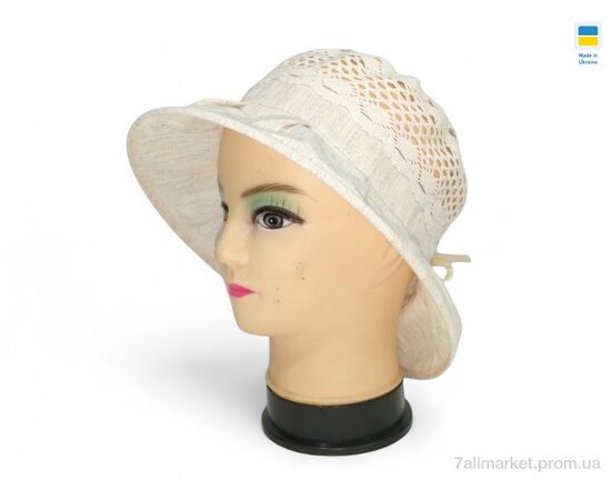 Капелюх жіночий Літо 0250 бежевий (3 шт. р.сітка56-62) "Mabi" недорого оптом від прямого постачальника Капелюх жіночий Літо 0250 бежевий (3 шт. р.сітка56-62) "Mabi" недорого оптом від прямого постачальника