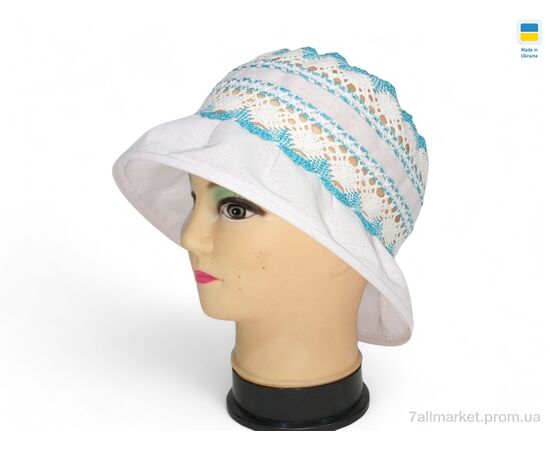 Капелюх жіночий Літо 0252 білий (3 шт. р.сітка56-62) "Mabi" недорого оптом від прямого постачальника Капелюх жіночий Літо 0252 білий (3 шт. р.сітка56-62) "Mabi" недорого оптом від прямого постачальника