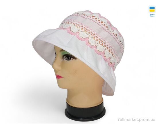Капелюх жіночий Літо 0253 білий (3 шт. р.сітка56-62) "Mabi" недорого оптом від прямого постачальника Капелюх жіночий Літо 0253 білий (3 шт. р.сітка56-62) "Mabi" недорого оптом від прямого постачальника