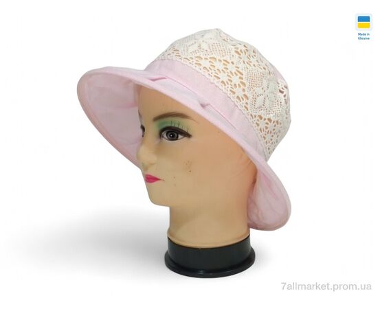 Капелюх жіночий Літо 0258 рожевий (3 шт. р.сітка56-62) "Mabi" недорого оптом від прямого постачальника Капелюх жіночий Літо 0258 рожевий (3 шт. р.сітка56-62) "Mabi" недорого оптом від прямого постачальника