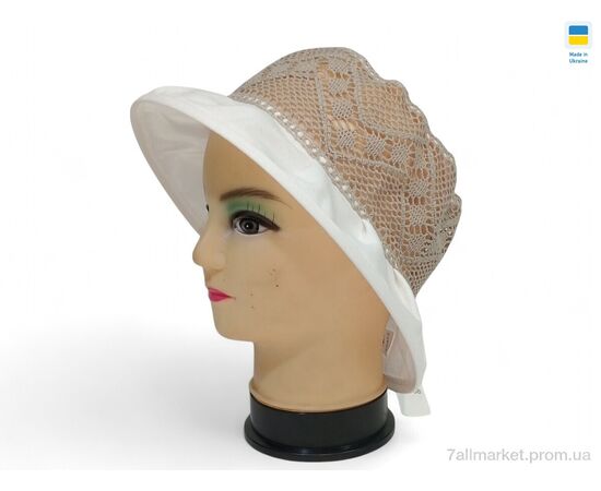 Капелюх жіночий Літо 0262 білий (3 шт. р.сітка56-62) "Mabi" недорого оптом від прямого постачальника Капелюх жіночий Літо 0262 білий (3 шт. р.сітка56-62) "Mabi" недорого оптом від прямого постачальника