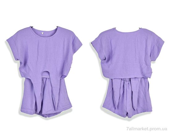 Костюм детский Лето 002-2 violet (5 шт. р.сетка 128-152) "Steysi" недорого оптом от прямого поставщика, изображение 3 Фотография Костюм детский Лето 002-2 violet (5 шт. р.сетка 128-152) "Steysi" недорого оптом от прямого поставщика, изображение 3
