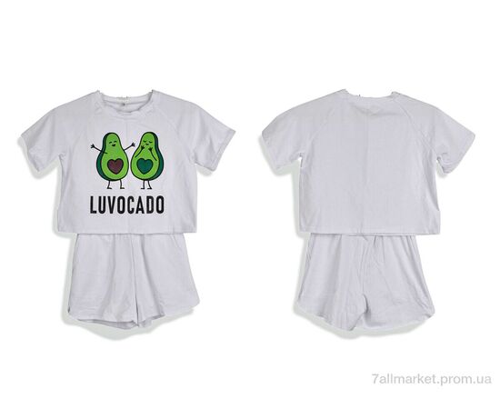 Костюм детский Лето 004-1 white (4 шт. р.сетка 134-152) "Steysi" недорого оптом от прямого поставщика, изображение 3 Фотография Костюм детский Лето 004-1 white (4 шт. р.сетка 134-152) "Steysi" недорого оптом от прямого поставщика, изображение 3