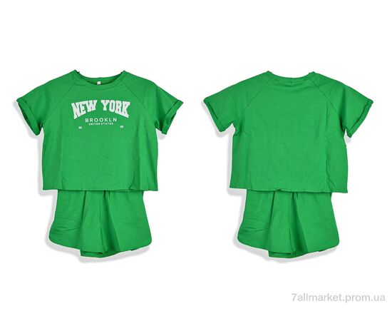 Костюм детский Лето 004-2 green (4 шт. р.сетка 134-152) "Steysi" недорого оптом от прямого поставщика, изображение 3 Фотография Костюм детский Лето 004-2 green (4 шт. р.сетка 134-152) "Steysi" недорого оптом от прямого поставщика, изображение 3