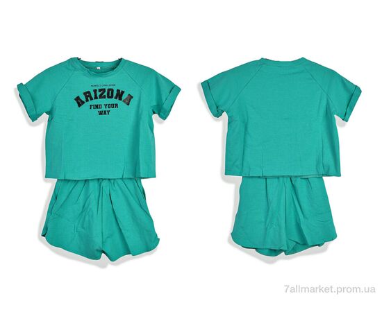 Костюм дитячий Літо 004-4 l.green (4 шт. р.сітка134-152) "Steysi" недорого оптом від прямого постачальника, зображення 3