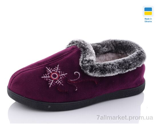 Тапки жіночі для будинку Зима 2202 фіолет (6 пар р.37-42) "Крок" недорого оптом від прямого постачальника Тапки жіночі для будинку Зима 2202 фіолет (6 пар р.37-42) "Крок" недорого оптом від прямого постачальника