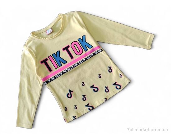 Батник дитячий Весна/осінь 4104 жовтий TikTok (4 шт. р.сітка5-8) "Kids-modnik" недорого оптом від прямого постачальника Батник дитячий Весна/осінь 4104 жовтий TikTok (4 шт. р.сітка5-8) "Kids-modnik" недорого оптом від прямого постачальника