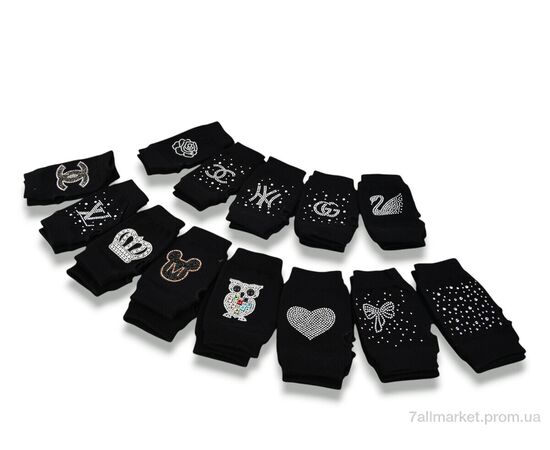 Мітенки жіночі Весна/осінь WK02 mix (13 шт. р.сіткаOne size) "TUZZI" недорого оптом від прямого постачальника, зображення 2 Мітенки жіночі Весна/осінь WK02 mix (13 шт. р.сіткаOne size) "TUZZI" недорого оптом від прямого постачальника, зображення 2