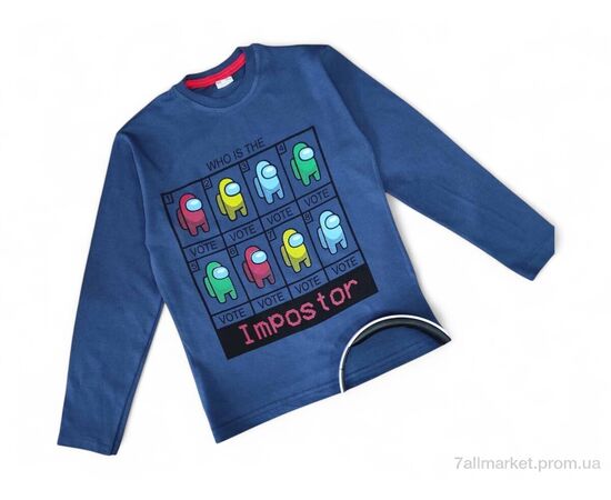 Батник дитячий Весна/осінь 4390 синій (4 шт. р.сітка7-10) "Kids-modnik" недорого оптом від прямого постачальника Батник дитячий Весна/осінь 4390 синій (4 шт. р.сітка7-10) "Kids-modnik" недорого оптом від прямого постачальника