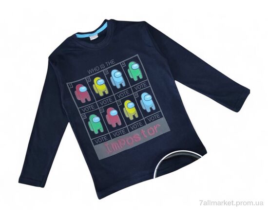 Батник дитячий Весна/осінь 4390 т.синій (4 шт. р.сітка7-10) "Kids-modnik" недорого оптом від прямого постачальника Батник дитячий Весна/осінь 4390 т.синій (4 шт. р.сітка7-10) "Kids-modnik" недорого оптом від прямого постачальника