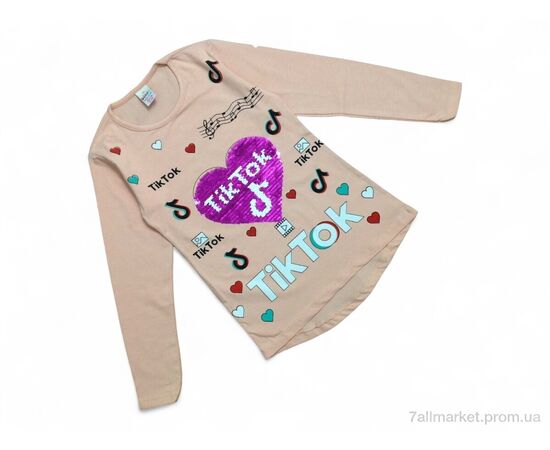 Батник дитячий Весна/осінь 7152 пудровий TikTok (4 шт. р.сітка9-12) "Kids-modnik" недорого оптом від прямого постачальника Батник дитячий Весна/осінь 7152 пудровий TikTok (4 шт. р.сітка9-12) "Kids-modnik" недорого оптом від прямого постачальника