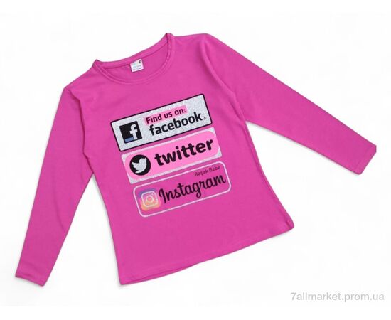 Батник дитячий Весна/осінь 4105 малиновий twitter (4 шт. р.сітка9-12) "Kids-modnik" недорого оптом від прямого постачальника Батник дитячий Весна/осінь 4105 малиновий twitter (4 шт. р.сітка9-12) "Kids-modnik" недорого оптом від прямого постачальника