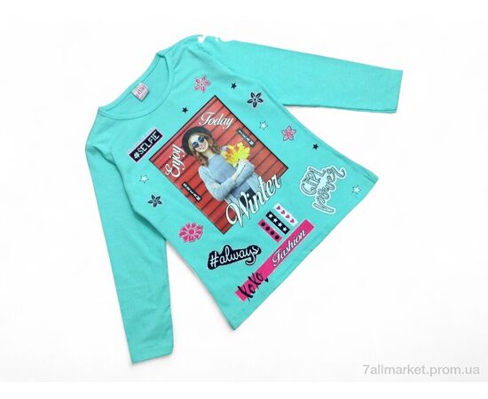 Батник дитячий Весна/осінь 18887 св.бірюзовий (4 шт. р.сітка10-13) "Kids-modnik" недорого оптом від прямого постачальника Батник дитячий Весна/осінь 18887 св.бірюзовий (4 шт. р.сітка10-13) "Kids-modnik" недорого оптом від прямого постачальника