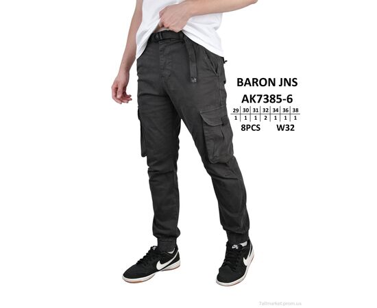 Чоловічі брюки Весна/осінь AK7385-6 (8 шт. р.сітка29-38) "Baron" недорого оптом від прямого постачальника, зображення 2 Чоловічі брюки Весна/осінь AK7385-6 (8 шт. р.сітка29-38) "Baron" недорого оптом від прямого постачальника, зображення 2