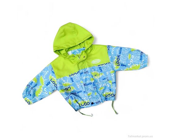 Вітровка дитяча Весна/осінь 17307 салатово-блакитний (5 шт. р.сітка90-130) "Kids-modnik" недорого оптом від прямого постачальника Вітровка дитяча Весна/осінь 17307 салатово-блакитний (5 шт. р.сітка90-130) "Kids-modnik" недорого оптом від прямого постачальника