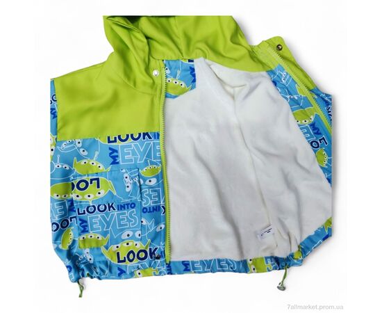 Вітровка дитяча Весна/осінь 17307 салатово-блакитний (5 шт. р.сітка90-130) "Kids-modnik" недорого оптом від прямого постачальника, зображення 2 Вітровка дитяча Весна/осінь 17307 салатово-блакитний (5 шт. р.сітка90-130) "Kids-modnik" недорого оптом від прямого постачальника, зображення 2