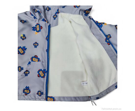 Вітровка дитяча Весна/осінь 17211 сірий (5 шт. р.сітка90-130) "Kids-modnik" недорого оптом від прямого постачальника, зображення 2 Вітровка дитяча Весна/осінь 17211 сірий (5 шт. р.сітка90-130) "Kids-modnik" недорого оптом від прямого постачальника, зображення 2