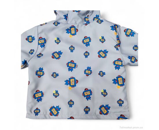 Вітровка дитяча Весна/осінь 17211 сірий (5 шт. р.сітка90-130) "Kids-modnik" недорого оптом від прямого постачальника, зображення 3 Вітровка дитяча Весна/осінь 17211 сірий (5 шт. р.сітка90-130) "Kids-modnik" недорого оптом від прямого постачальника, зображення 3