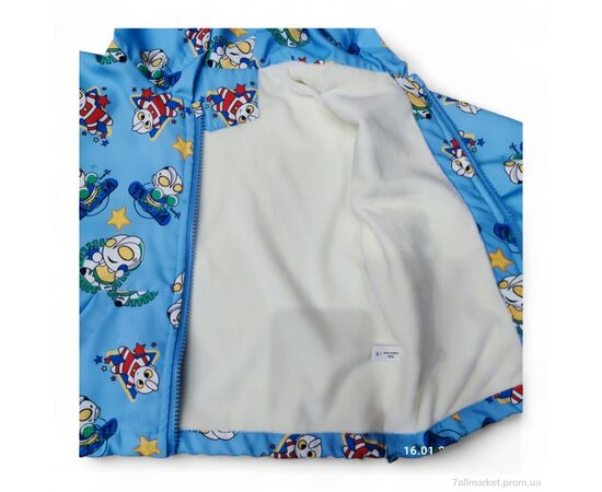 Вітровка дитяча Весна/осінь 17218 блакитний (5 шт. р.сітка90-130) "Kids-modnik" недорого оптом від прямого постачальника, зображення 2 Вітровка дитяча Весна/осінь 17218 блакитний (5 шт. р.сітка90-130) "Kids-modnik" недорого оптом від прямого постачальника, зображення 2