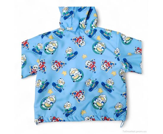 Вітровка дитяча Весна/осінь 17218 блакитний (5 шт. р.сітка90-130) "Kids-modnik" недорого оптом від прямого постачальника, зображення 3 Вітровка дитяча Весна/осінь 17218 блакитний (5 шт. р.сітка90-130) "Kids-modnik" недорого оптом від прямого постачальника, зображення 3