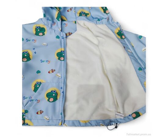 Вітровка дитяча Весна/осінь 17208 св.блакитний (5 шт. р.сітка90-130) "Kids-modnik" недорого оптом від прямого постачальника, зображення 2 Вітровка дитяча Весна/осінь 17208 св.блакитний (5 шт. р.сітка90-130) "Kids-modnik" недорого оптом від прямого постачальника, зображення 2