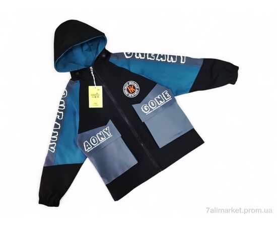 Вітровка дитяча Весна/осінь 2126 бірюзовий (4 шт. р.сітка150-180) "Kids-modnik" недорого оптом від прямого постачальника Вітровка дитяча Весна/осінь 2126 бірюзовий (4 шт. р.сітка150-180) "Kids-modnik" недорого оптом від прямого постачальника