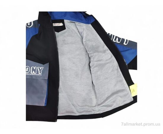 Вітровка дитяча Весна/осінь 2126 синій (4 шт. р.сітка150-180) "Kids-modnik" недорого оптом від прямого постачальника, зображення 3 Вітровка дитяча Весна/осінь 2126 синій (4 шт. р.сітка150-180) "Kids-modnik" недорого оптом від прямого постачальника, зображення 3