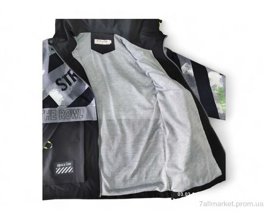Вітровка дитяча Весна/осінь 2122 сірий (4 шт. р.сітка150-180) "Kids-modnik" недорого оптом від прямого постачальника, зображення 3 Вітровка дитяча Весна/осінь 2122 сірий (4 шт. р.сітка150-180) "Kids-modnik" недорого оптом від прямого постачальника, зображення 3